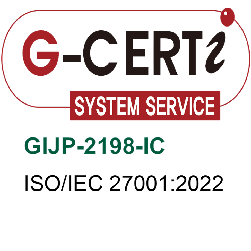ISO 27001 certification badge